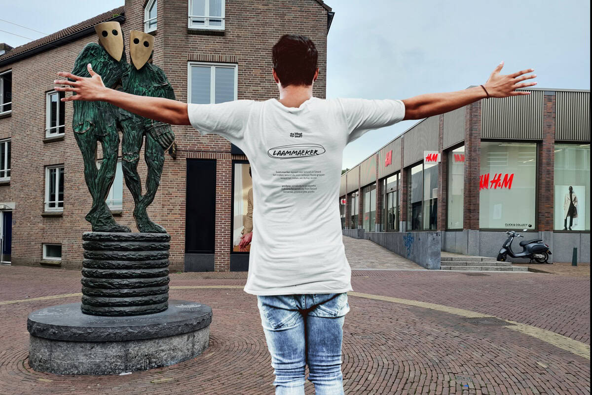 Laammaeker – Heren T-shirt - Afbeelding 3