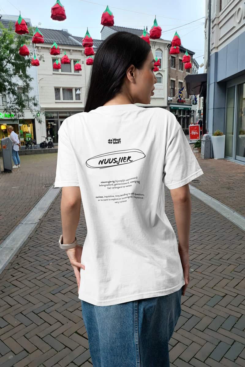 Nuusjier – Dames T-shirt - Afbeelding 3