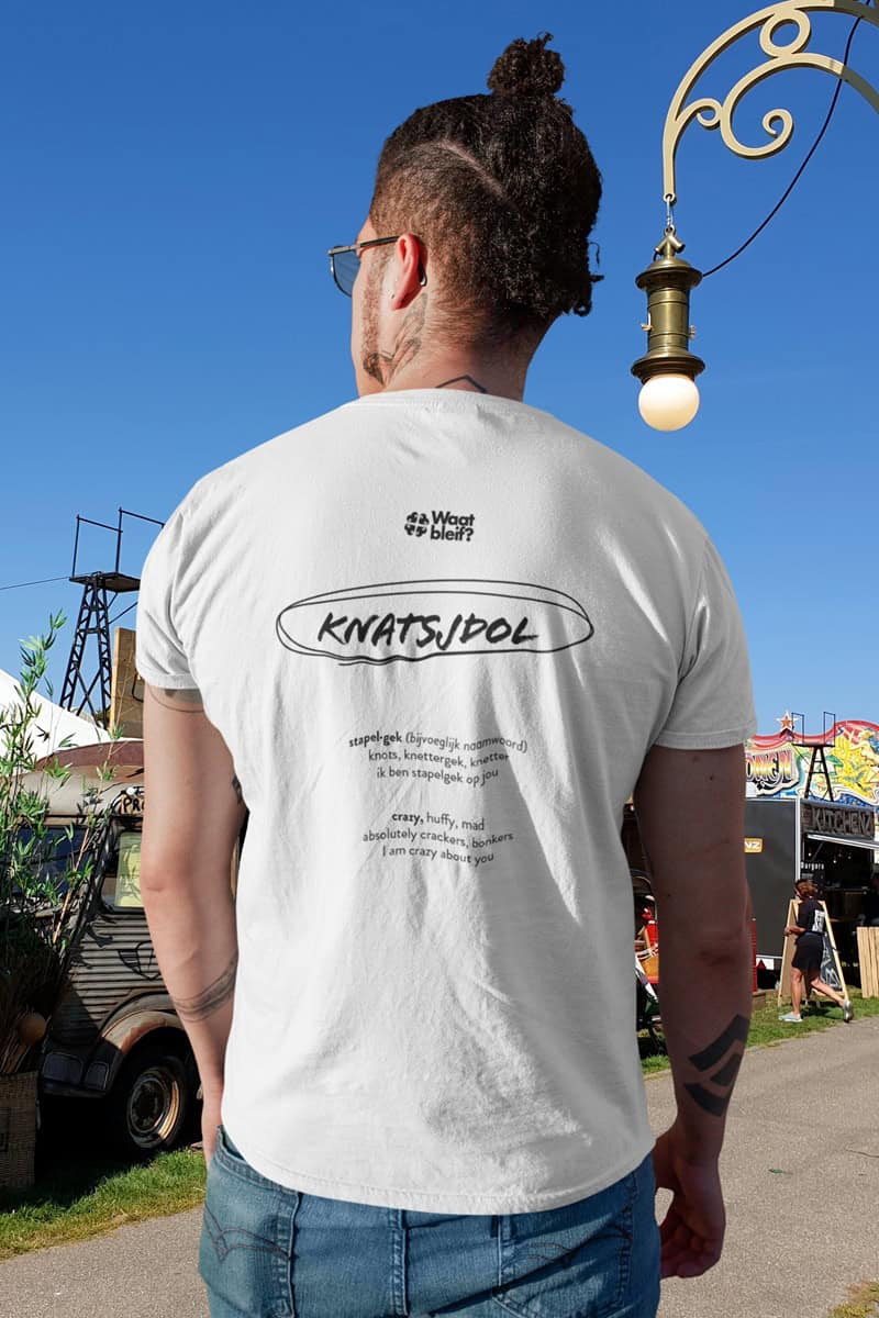 Knatsjdol – Heren T-shirt - Afbeelding 4