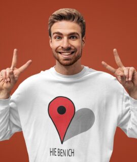 Hie ben ich –Sweater
